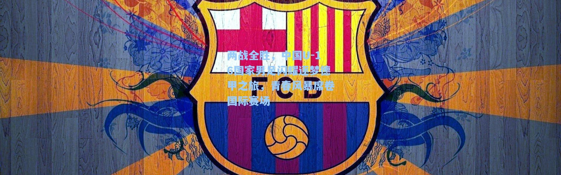 海星体育直播官网-两战全胜，中国U-16国家男足闪耀逐梦德甲之旅，青春风暴席卷国际赛场